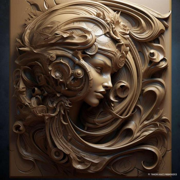 نموذج ثلاثي الأبعاد لآلة CNC 3D Art 